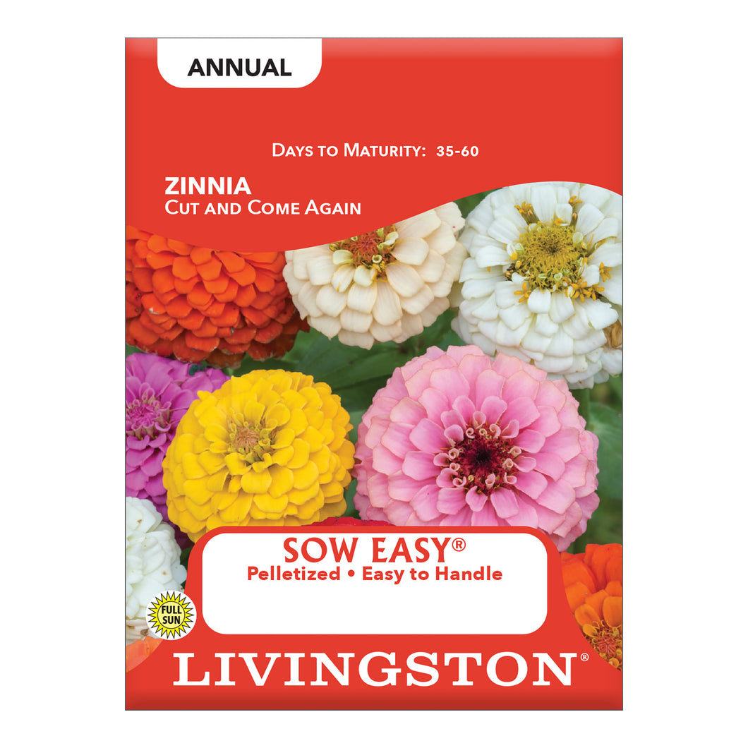 SOW EASY - ZINNIA - CUT & COME AGAIN