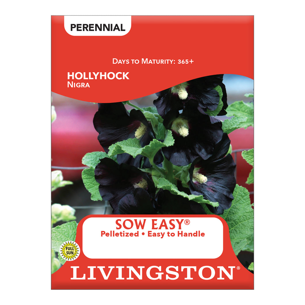 SOW EASY - HOLLYHOCK - NIGRA