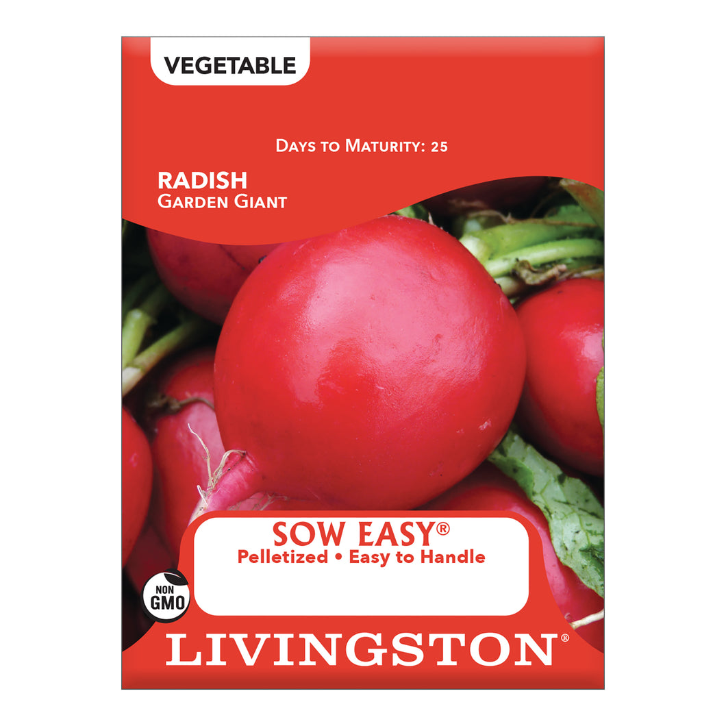 SOW EASY - RADISH - GARDEN GIANT